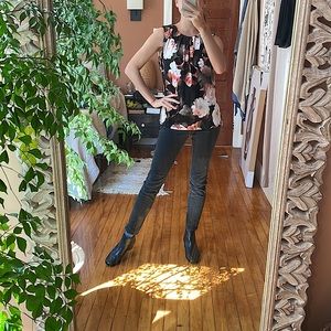Calvin Klein Stretchy Floral Blouse